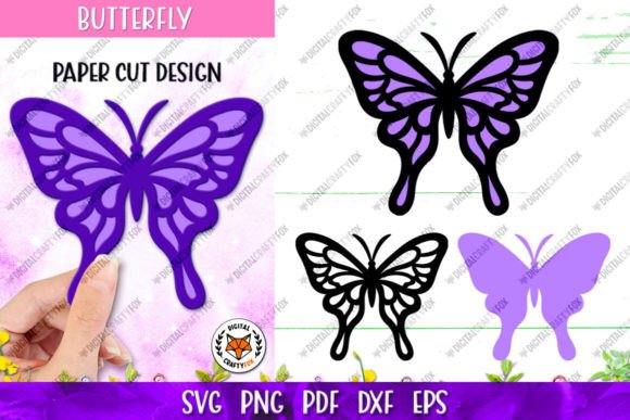 3D Butterfly SVG and Paper Cut Analysis: A Layered Asset for Digital Crafters