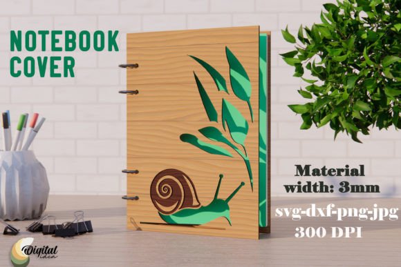 3d Laser Cut. Notebook Cover Laser Cut
