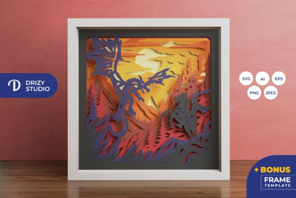 Creating a Dragon Knight Castle 3D Shadow Box: A Comprehensive Guide to Layered Paper Art