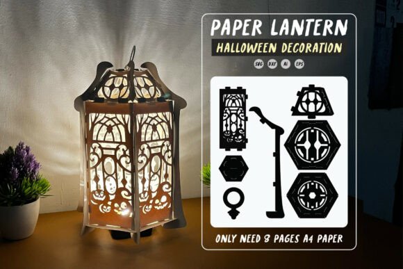 DIY Halloween Gift, Lantern 3D Light Box