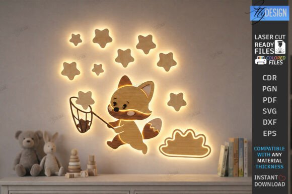 Evaluating 3D Layered Nursery Night Light Laser Cut Designs for Custom Home Decor