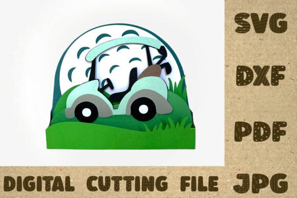 Golf Cart Card Cutting File 3D SVG: The Ultimate Guide to DIY Gifting
