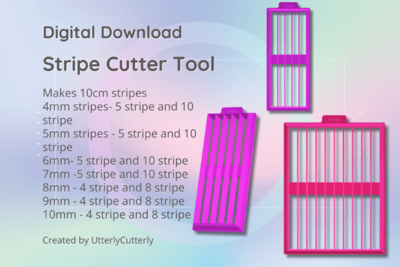 Mastering Precision with the Stripe Cutter Tool 3d Print STL File, 7