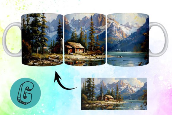 Unlocking the Artistic Potential of 3D Oil Paint Vintage Sence Mug Wrap 07 for Custom Creations